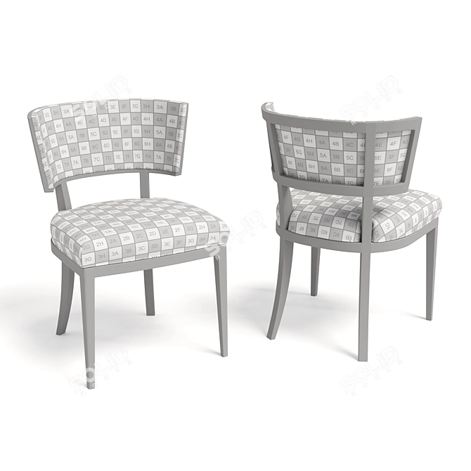 Arudin Dining & Game Chairs R781 (Custom Sizes Available) 3D model image 2