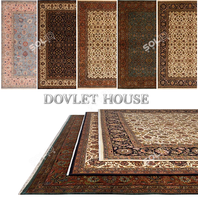 Luxury Carpets - DOVLET HOUSE Collection 3D model image 1