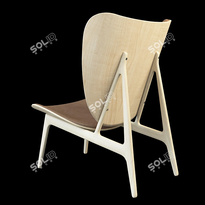 Norra Elephant Chair: Modern Elegance for Your Space 3D model image 3
