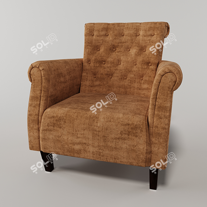 Fairmont Park Bonaccord Armchair 3D model image 1