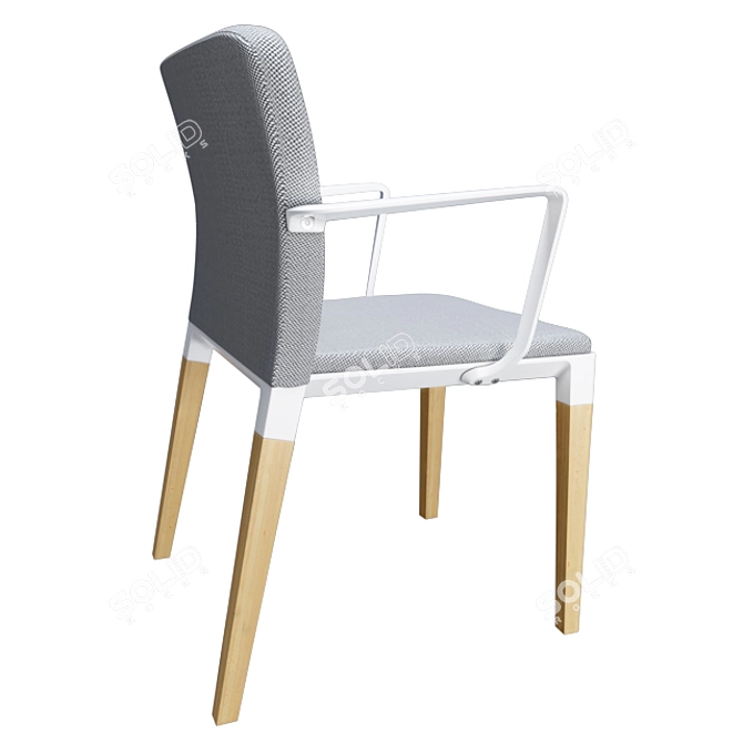 Zenith Stacking Chair - Segis 3D model image 3