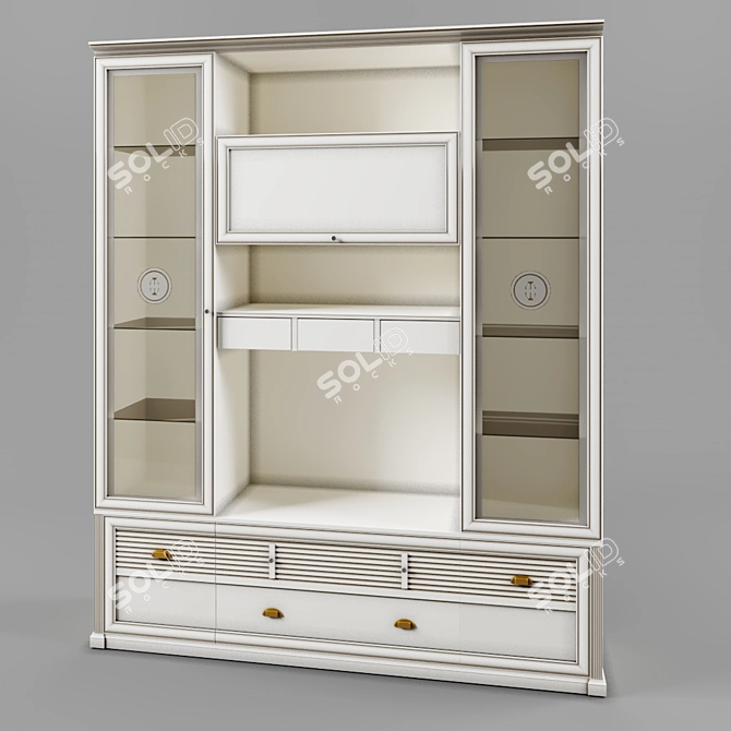 Isotta 12: Valencia Floor Cabinet for a Completeness and Functionality 3D model image 1