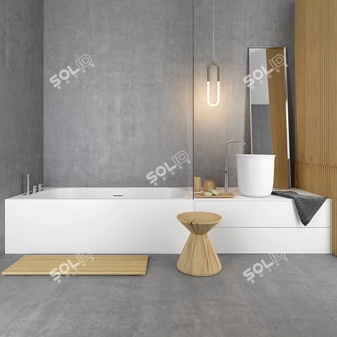 Rexa Design Hammam R1: Luxury Bathroom Collection 3D model image 2