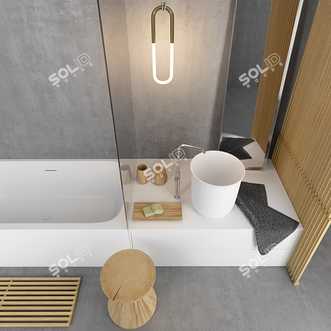 Rexa Design Hammam R1: Luxury Bathroom Collection 3D model image 3