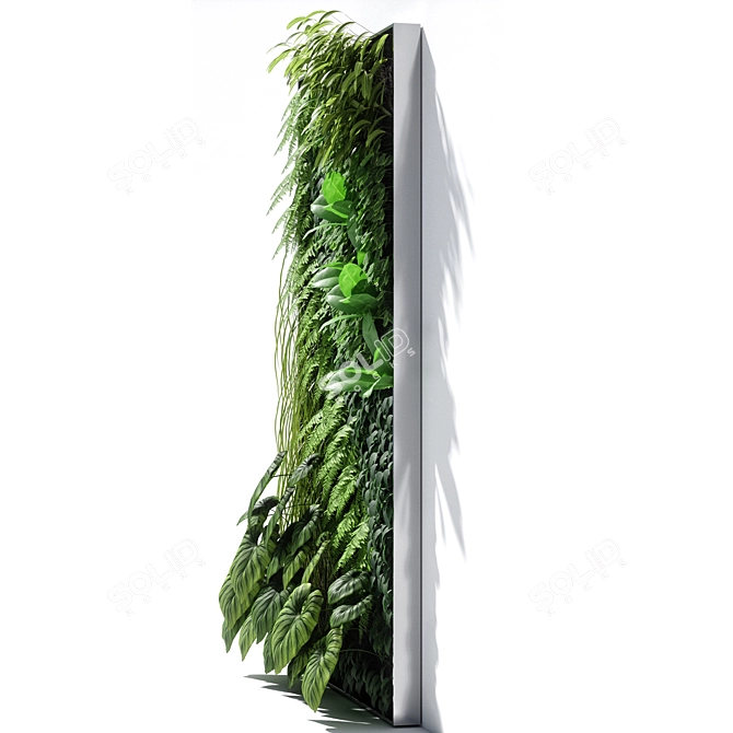 Versatile Vertical Garden Solution 3D model image 4