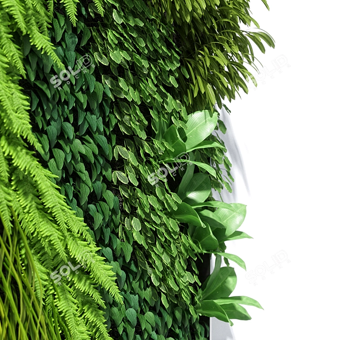 Versatile Vertical Garden Solution 3D model image 6