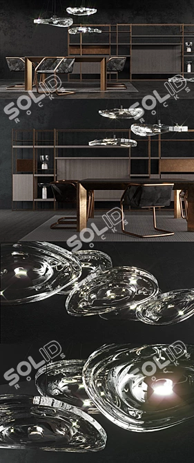 Modern Fusion Furniture Set: Henge Terzani LeeBroom 3D model image 2