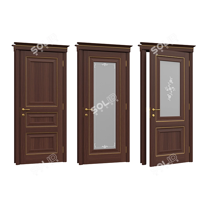 Elegant Regina Collection by Quadri Porte 3D model image 2