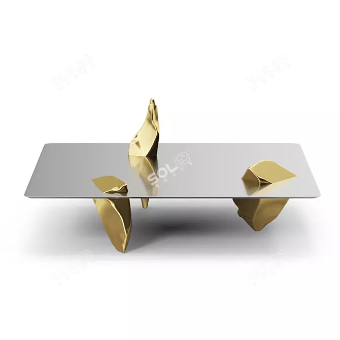 Elegant Sereno Table 3D model image 2
