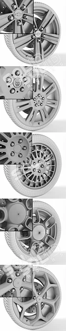 Dynamic Wheel Set: Part Two 3D model image 3