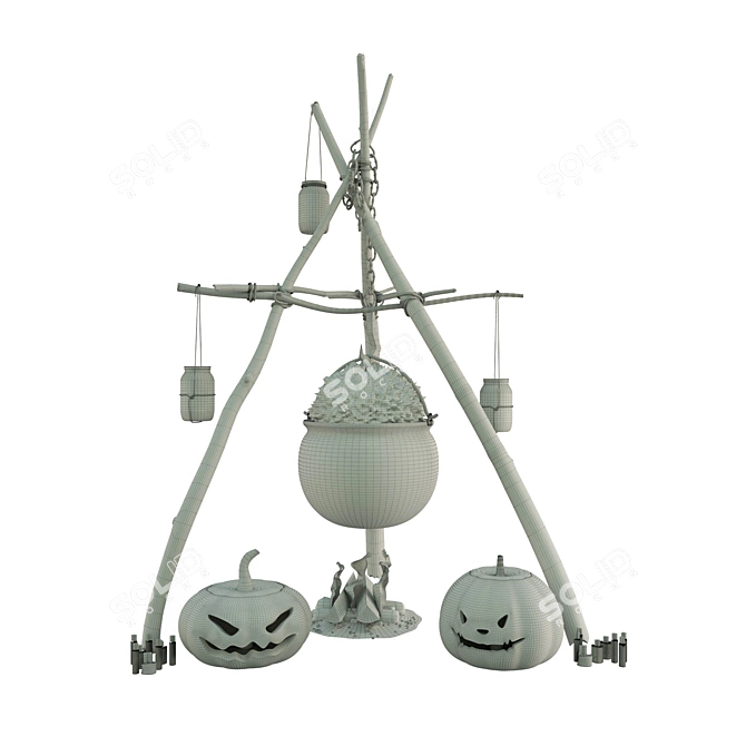 Witchcraft Essentials Set 3D model image 2