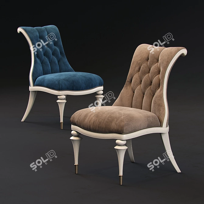 Carleton Chair: Elegant and Versatile 3D model image 1