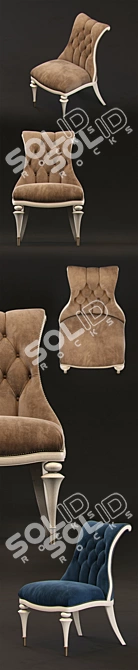 Carleton Chair: Elegant and Versatile 3D model image 2