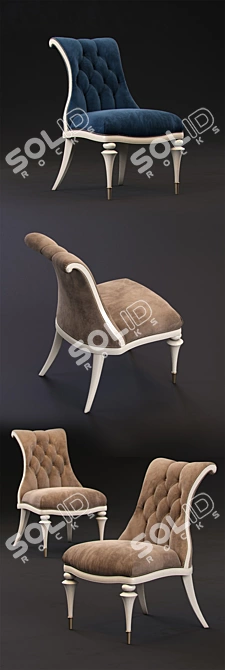 Carleton Chair: Elegant and Versatile 3D model image 3