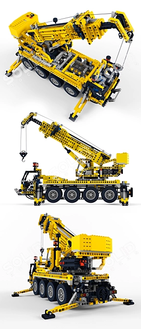 Ultimate Lego Technic Set 3D model image 2