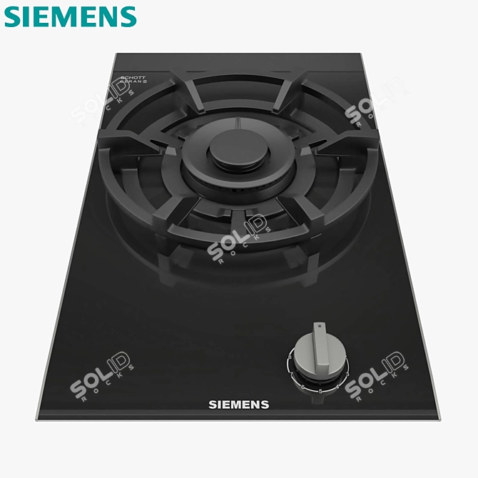 Siemens iQ700 Gas Hob with Ceramic Control 3D model image 1