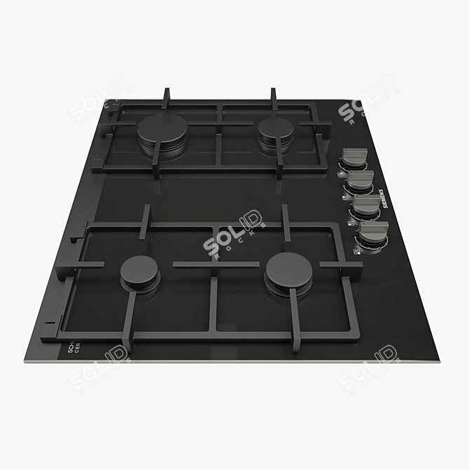 Siemens iQ700 Ceramic 4 Burner Hob 3D model image 2