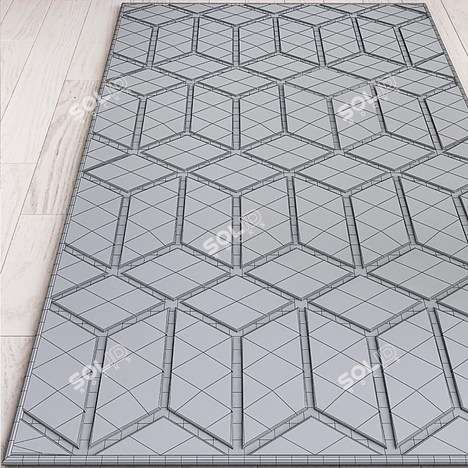 Elegant Kas Rugs: Enhance Your Space 3D model image 2