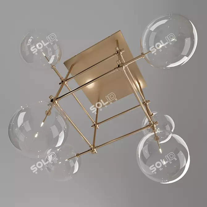 Elegant Soap Chandelier by SchwungHome 3D model image 1