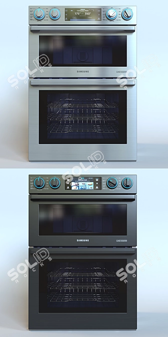 Samsung Flex Duo Microwave Oven 3D model image 2