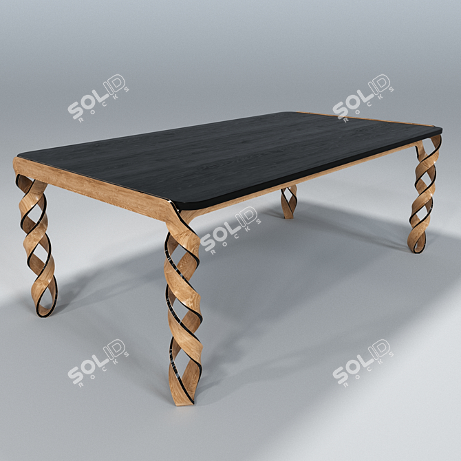 Paul Loebach Dining Table 3D model image 1