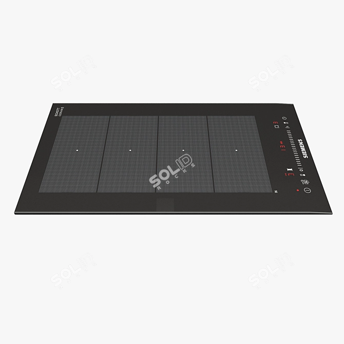 Siemens iQ700 Induction Domino Module 3D model image 3