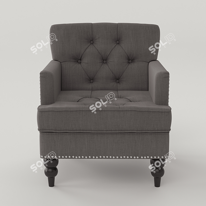 Breithaup Arm Chair 3D model image 2