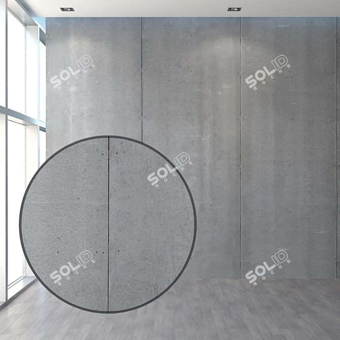 Loft Concrete Sheets 3D model image 1