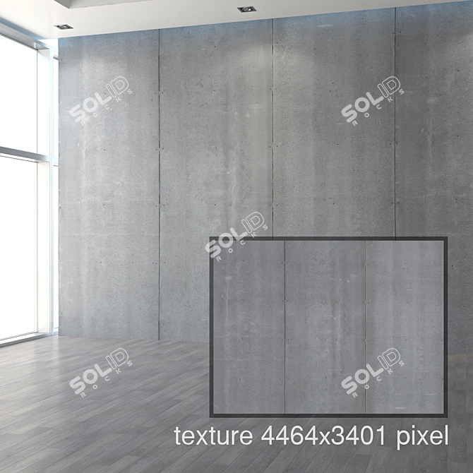 Loft Concrete Sheets 3D model image 2