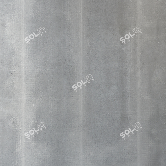 Loft-Style Concrete Wall 3D model image 3