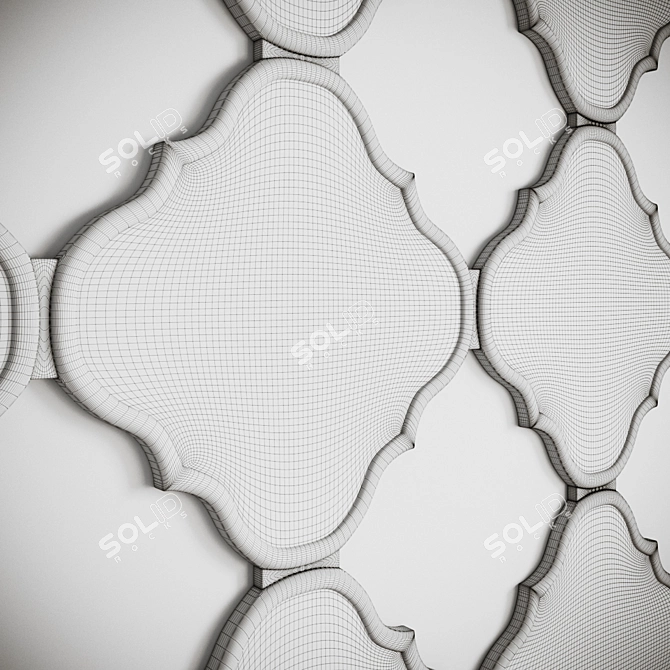 Elegant Fortuna Mirror: Reflect Style 3D model image 3