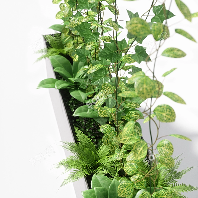 Versatile Plant Partition: 2000x400x2900mm 3D model image 5