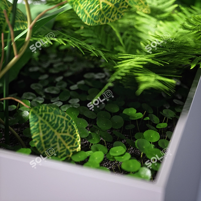 Versatile Plant Partition: 2000x400x2900mm 3D model image 6