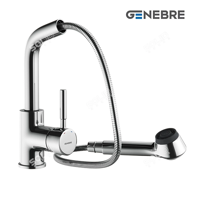 GENEBRE TAU Kitchen Mixer 3D model image 1