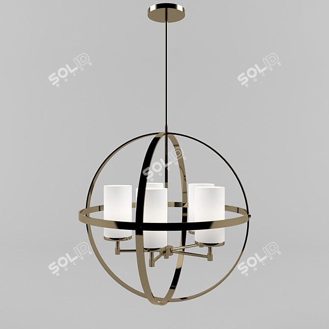 Modern Pendant Dining Light 3D model image 1