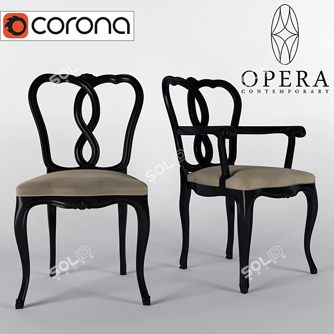 Opera Contemporary: Elegant Italian Luxury 3D model image 1