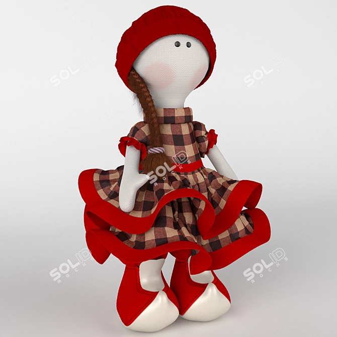 Whimsical Puppet No. II 3D model image 1