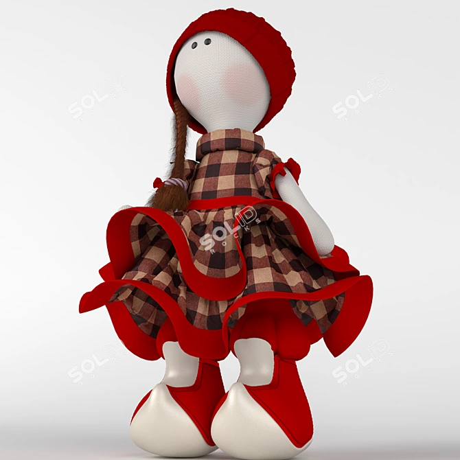 Whimsical Puppet No. II 3D model image 2