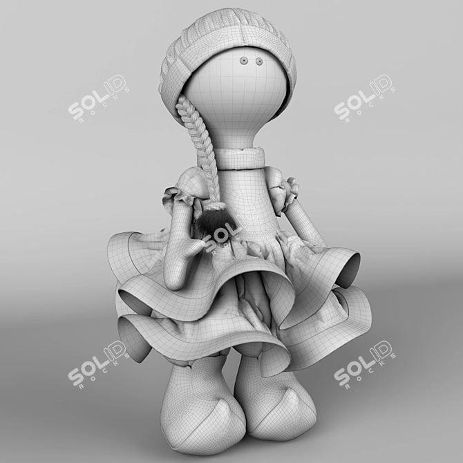 Whimsical Puppet No. II 3D model image 3