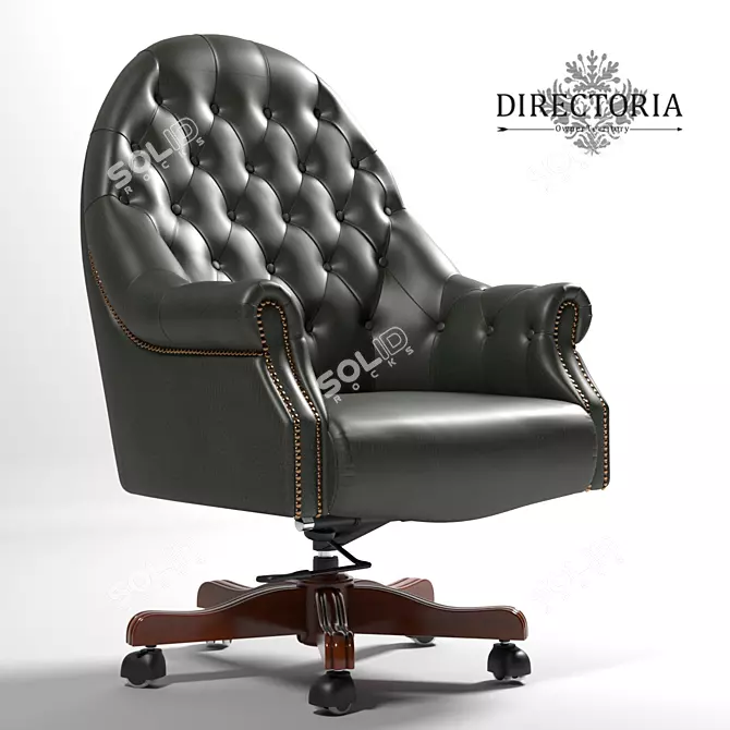 Sleek Carpaccio Armchair: Deluxe Design 3D model image 1