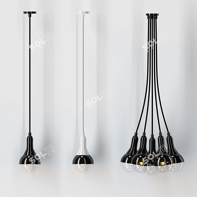 Swedish Elegance: LampGustaf Fixtures 3D model image 2