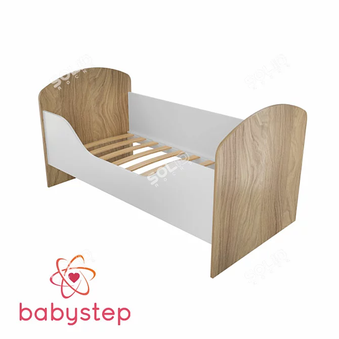 Grow with Me Cot-Transformer: BabyStep Feast 3D model image 1