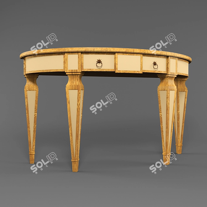 Sleek Modern Table 3D model image 2