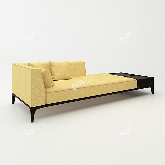 Italian Design: Ceccotti Collezioni Gio Day Bed 3D model image 1