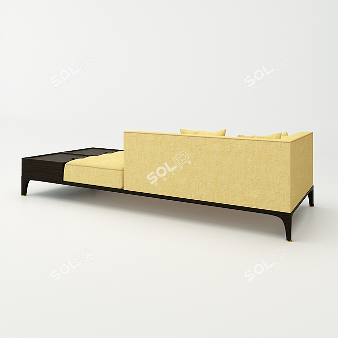 Italian Design: Ceccotti Collezioni Gio Day Bed 3D model image 3