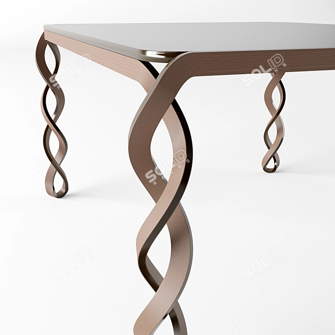 Modern Minimalist Coffee Table 3D model image 2