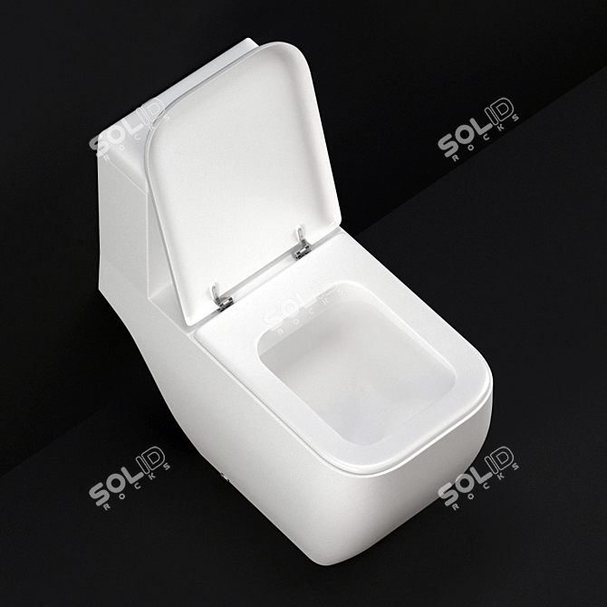RAK Metropolitan Toilet Bowl - Sleek and Compact 3D model image 2