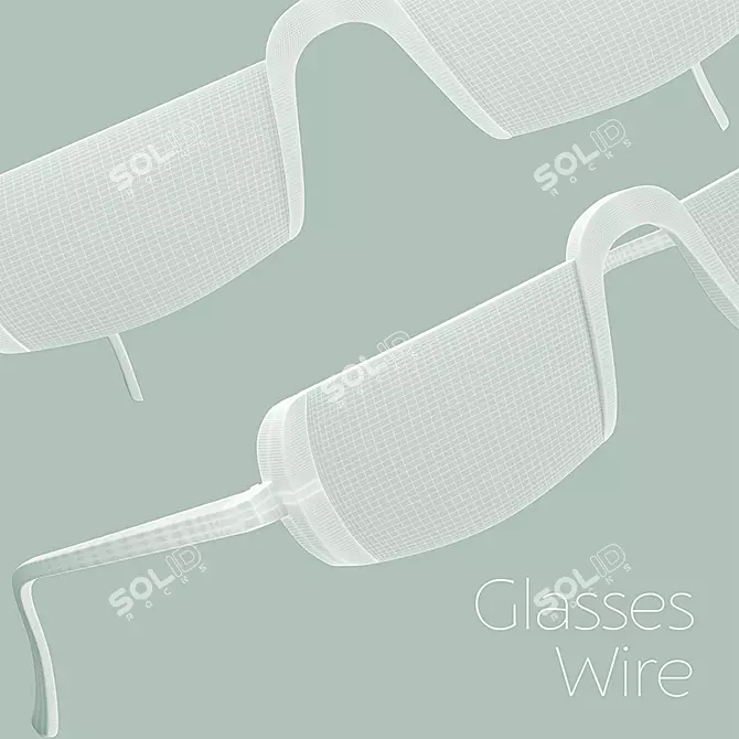 ALM-Optic Glasses: High-Quality Eyewear 3D model image 3