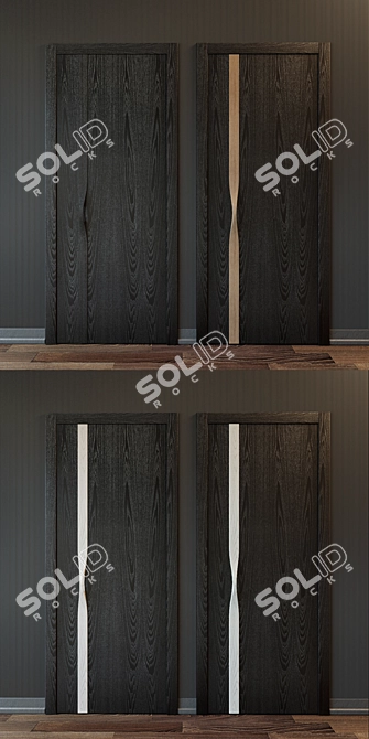 Elegant Sophia Door Set 3D model image 2
