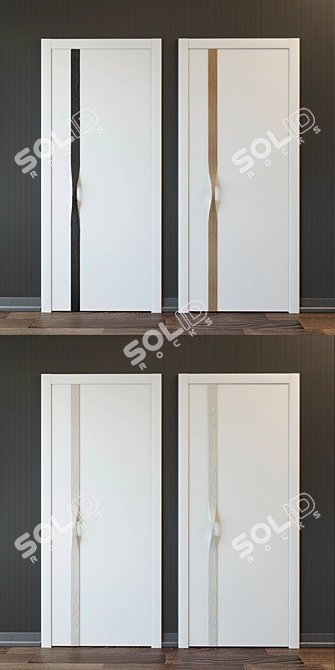 Elegant Sophia Door Set 3D model image 3